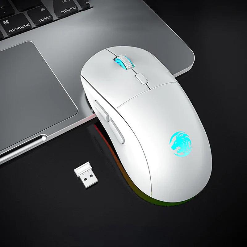 MOUSE ARTGLOCOCO G301 USB RECARREGÁVEL 2.4G SEM FIO BLUETOOTH RGB